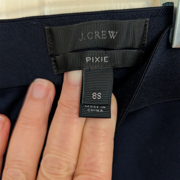 J. Crew Navy Pixie Pants, Size 8 Short - Picture 5 of 9